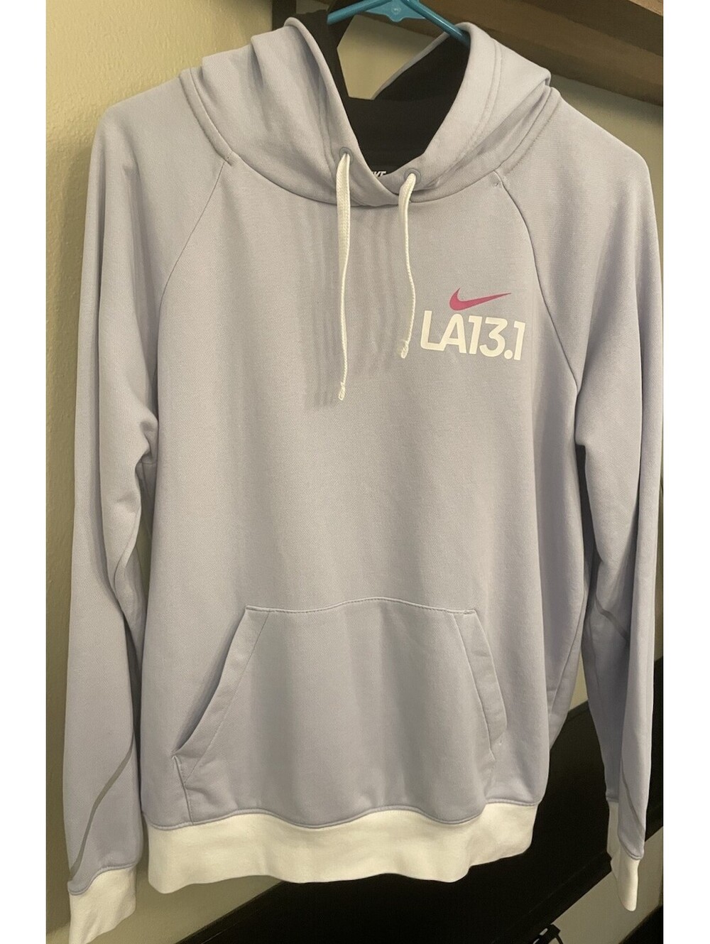NIKE Womens Sportswear LA 13.1 Half Marathon Fleece Pullover Hoodie Size M